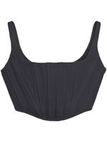 Marc Jacobs haut-bustier en jean - Noir