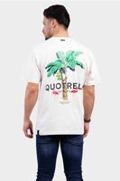 Quotrell Resort T-Shirt Heren Wit/Zwart - Maat XS - Kleur: Wit | Soccerfanshop