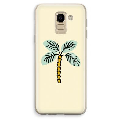 Palmboom: Samsung Galaxy J6 (2018) Transparant Hoesje