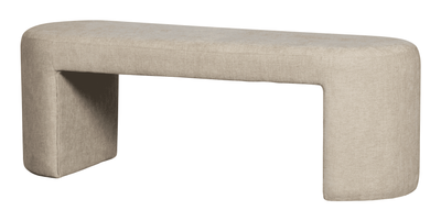 WOOOD Halbank 'Jacob' Chenille, kleur Naturel