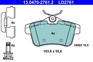 ATE Remblokset 13.0470-2761.2