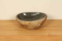 Flussstein Waschbecken RM030367, 43x38x15 cm