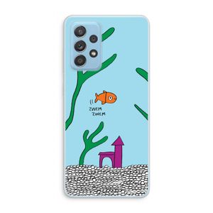 Aquarium: Samsung Galaxy A73 Transparant Hoesje