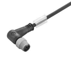 Weidmüller 1108691000 Sensor/actuator connector, geassembleerd M12 Aantal polen (sensoren): 5 Stekker, haaks 10.00 m 1 stuk(s)