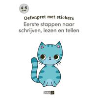 Deltas Oefenpret met stickers groep 1- schrijven, lezen, tellen (4-5 jaar)