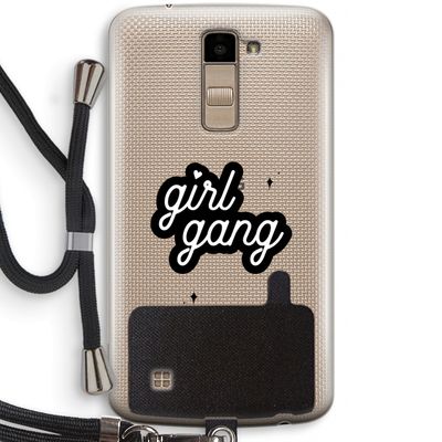 Girl Gang: LG K10 (2016) Transparant Hoesje met koord