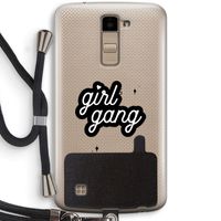 Girl Gang: LG K10 (2016) Transparant Hoesje met koord