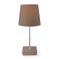 Light depot - tafellamp Arica - 33 cm - bruin - Outlet