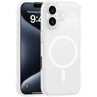 Just in CaseSoft TPU Case MagSafe voor Apple iPhone 16 Telefoonhoesje Transparant