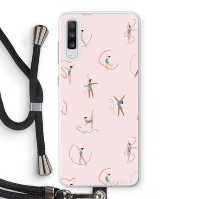 Dancing #3: Samsung Galaxy A70 Transparant Hoesje met koord