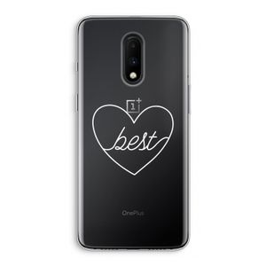 Best heart pastel: OnePlus 7 Transparant Hoesje