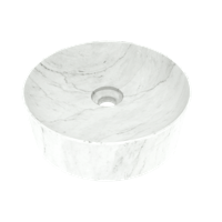 Balmani Fato waskom Carrara marmer rond Ø 37,5 cm