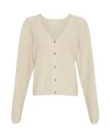 Msch Copenhagen Mschklaka Cardigan Vest Oatmeal Melange