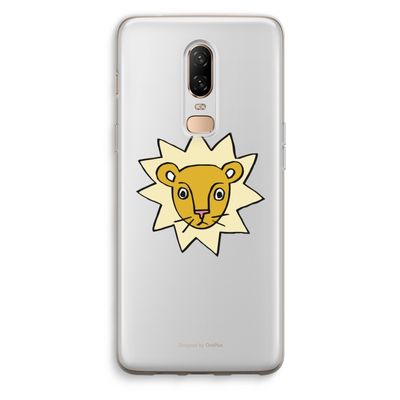 Kleine leeuw: OnePlus 6 Transparant Hoesje