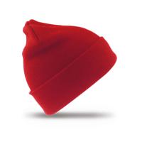 Heren/dames Beanie Wintermuts - rood - 100% acryl wol - warme mutsen - Dubbel dikke stof