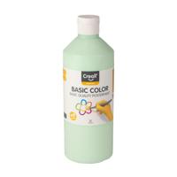 Plakkaatverf creall basic pastel groen 500ml | 6 stuks