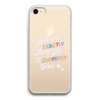 Right Place: iPhone 7 Transparant Hoesje