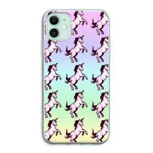 Musketon Unicorn: iPhone 11 Transparant Hoesje