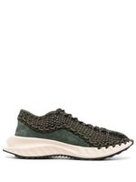 Valentino Garavani baskets en crochet à lacets - Vert