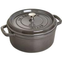 Staub Ronde cocotte 22 cm - grafietgrijs - thumbnail