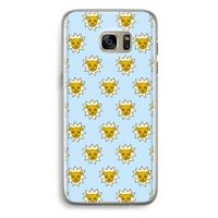 Leeuwenkoppen: Samsung Galaxy S7 Edge Transparant Hoesje Leeuwenkoppen: Samsung Galaxy S7 Edge Transparant Hoesje