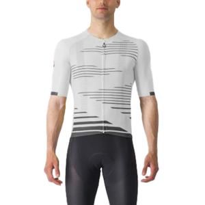 Castelli Climber&apos;s 4.0 korte mouw fietsshirt wit/zwart heren L