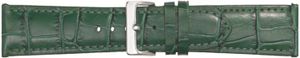Horlogeband Poletto 454S.08A.24 Leder Groen 24mm