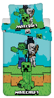 Minecraft Dekbedovertrek MOBS - 140 x 200 cm - Katoen