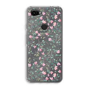 Sierlijke bloemen: Google Pixel 3a Transparant Hoesje