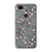 Sierlijke bloemen: Google Pixel 3a Transparant Hoesje