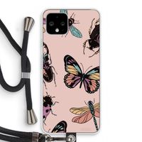Tiny Bugs: Pixel 4 Transparant Hoesje met koord
