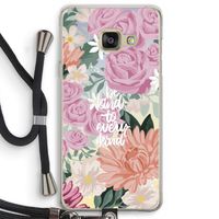 Kindness matters: Samsung Galaxy A3 (2016) Transparant Hoesje met koord