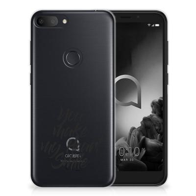 Alcatel 1S (2019) | Siliconen hoesje | met naam Heart Smile Alcatel 1S (2019) | Siliconen hoesje | met naam Heart Smile