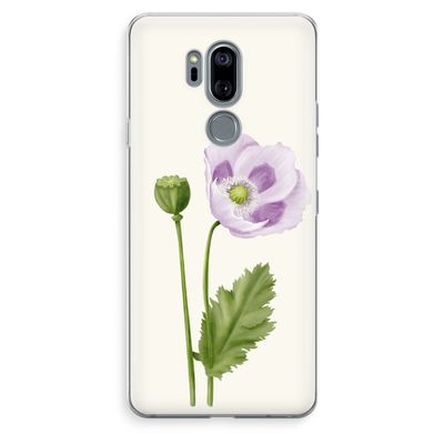 Purple poppy: LG G7 Thinq Transparant Hoesje