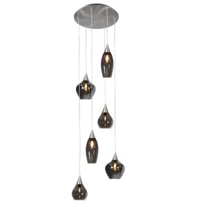 Hanglamp Cambio nikkel 6 lichts