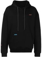 Mostly Heard Rarely Seen hoodie à patch code-barres - Noir - thumbnail