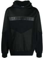 Plein Sport hoodie à logo embossé - Noir