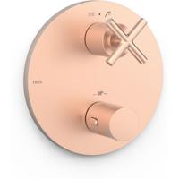 Douchekraan afbouwdeel Tres Mont Blanc | Inbouw | Thermostaatkraan | Rond | Rose goud mat 24k