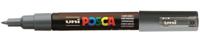 Uni POSCA paintmarker PC-1MC, 0,7 - 1 mm, leigrijs