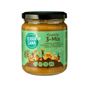 Terrasana crunchy gemengde notenpasta 3-mix 250 gram