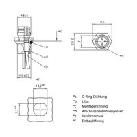 Lutronic 1227 Sensor/actuator inbouwconnector M8 Aantal polen (sensoren): 4 Stekker, inbouw 0.50 m 1 stuk(s) - thumbnail