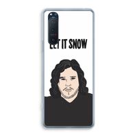 Let It Snow: Sony Xperia 5 II Transparant Hoesje