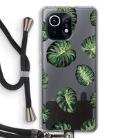 Tropische bladeren: Xiaomi Mi 11 Transparant Hoesje met koord