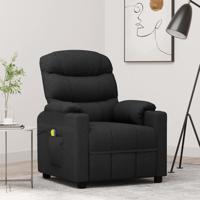 Massagestoel stof zwart