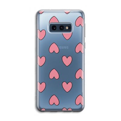 Ondersteboven verliefd: Samsung Galaxy S10e Transparant Hoesje