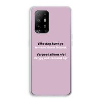 gij zijt ook iemand: Oppo A95 5G Transparant Hoesje