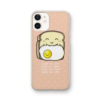 Sleep All Day: iPhone 12 Transparant Hoesje