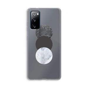Marmeren cirkels: Samsung Galaxy S20 FE / S20 FE 5G Transparant Hoesje