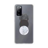 Marmeren cirkels: Samsung Galaxy S20 FE / S20 FE 5G Transparant Hoesje