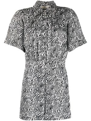 Michael Michael Kors combishort à imprimé graphique - Blanc